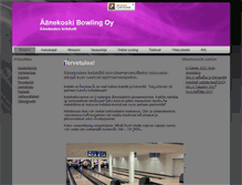 Tablet Screenshot of aanekoskibowling.fi